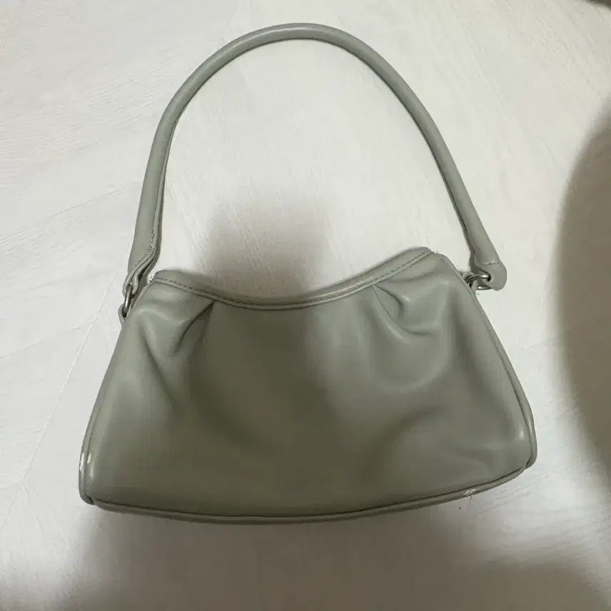 [BUNJANG] Mint Green Matte Shoulder Bag / 민트 그린 무광 숄더백 가방