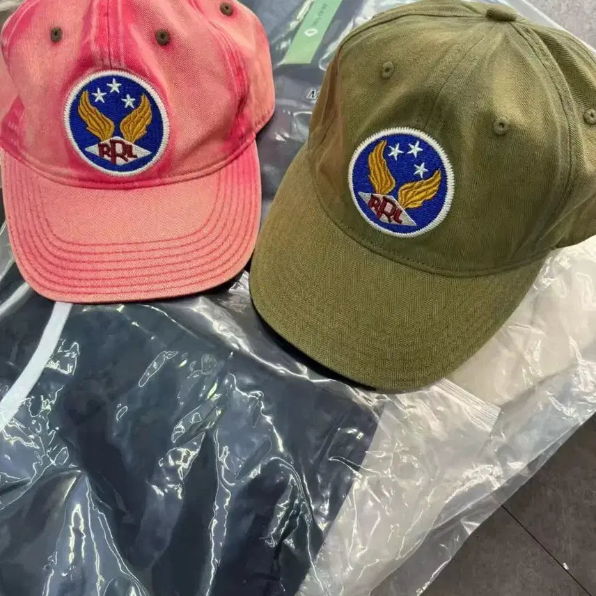 [BUNJANG] Ralph Lauren RRL Baseball Cap / 랄프로렌 RRL 볼캡 네이비/핑크/카키 택1