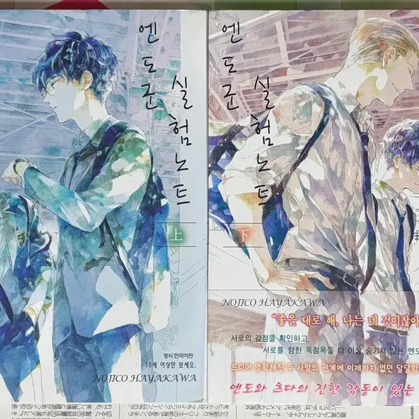 [BUNJANG] Endo-gun's Experiment Notebook BL Manga Set / 엔도군 실험노트 BL만화책 일괄