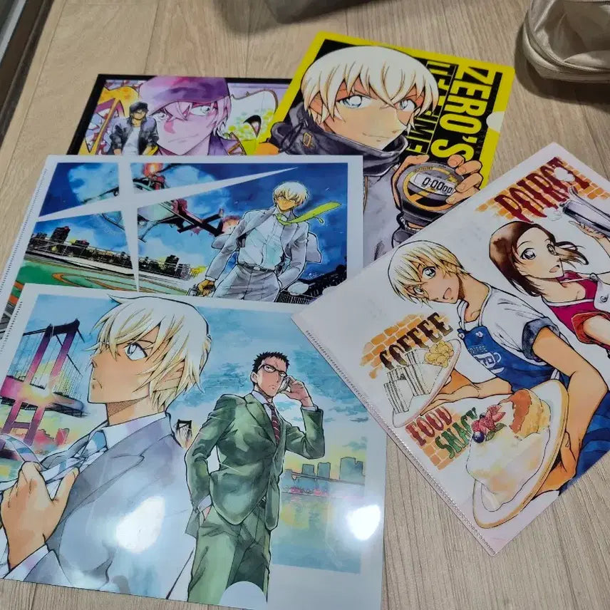 [BUNJANG] Detective Conan Zero's Tea Time Special Edition File Folder Bundle Set / 코난 제로의 일상 특전 파일홀더 5개 일괄판매