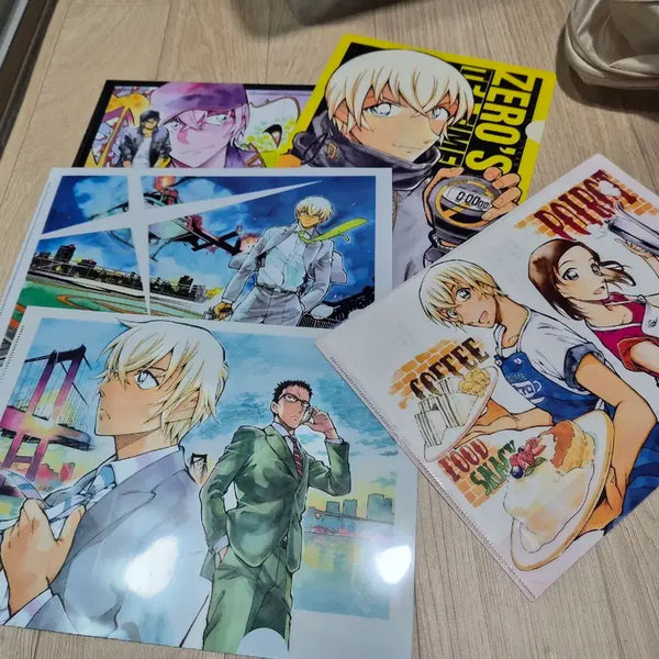 [BUNJANG] Detective Conan Zero's Tea Time Special Edition File Folder Bundle Set / 코난 제로의 일상 특전 파일홀더 5개 일괄판매