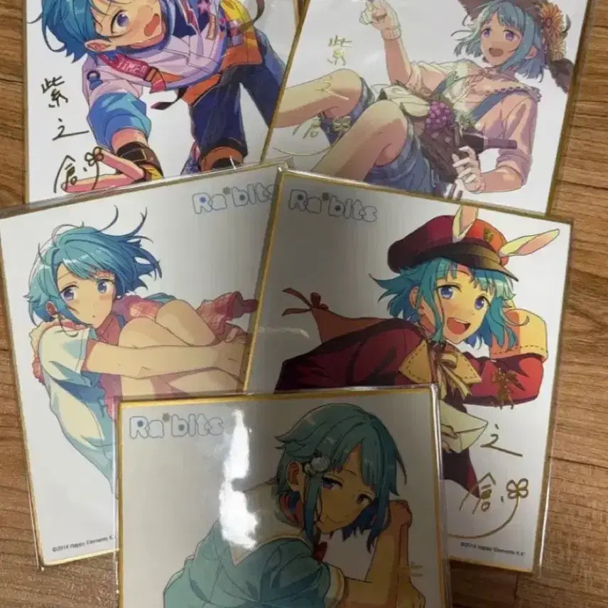 [BUNJANG] Ensemble Stars Hajime Shino Signed Board Bundle Set / 앙스타 시노 하지메 색지 일괄
