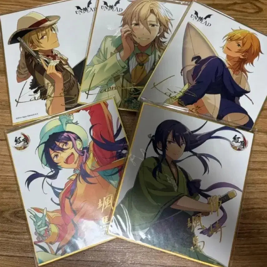 [BUNJANG] Ensemble Stars Kaoru Soma Shikishi Bundle Set / 앙스타 카오루 소마 색지 일괄