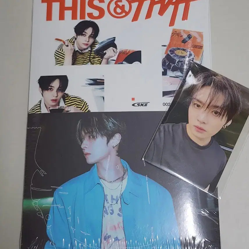 [BUNJANG] Stray Kids This & That And Ver. Lee Know Album Photocard (POB) / 스키즈 this & that 개인반 아코디언 알라딘 미공포 리노