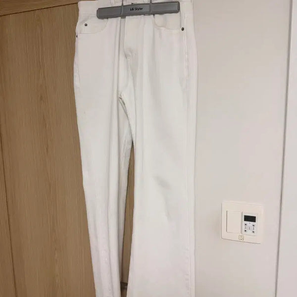 [BUNJANG] NOICE White Flare Pants / NOICE 화이트 플레어팬츠