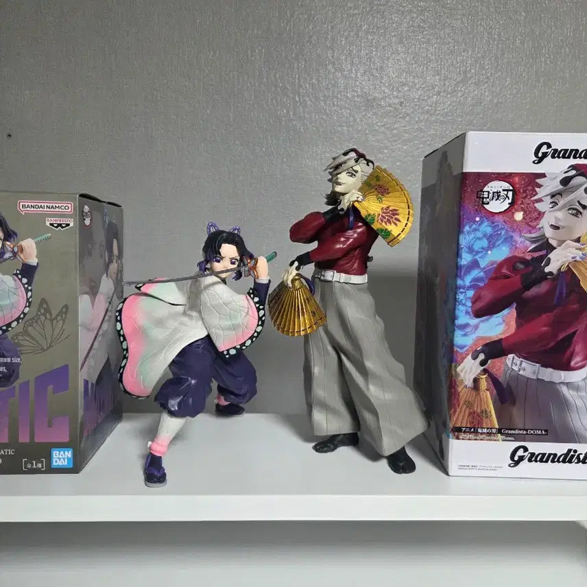 [BUNJANG] Demon Slayer Shinobu & Douma Prize Figures Bundle / 귀멸의칼날 시노부,도우마 경품 피규어 일괄 급처