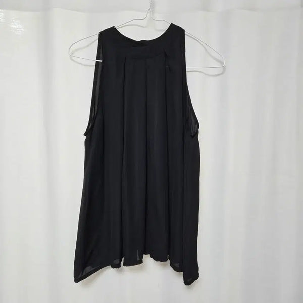 [BUNJANG] Black Sleeveless Loose Fit Blouse / 블랙 민소매 루즈핏 블라우스 / 여성 Free