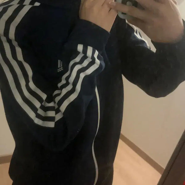 [BUNJANG] Adidas Women's Tracksuit Navy White / 아디다스 져지