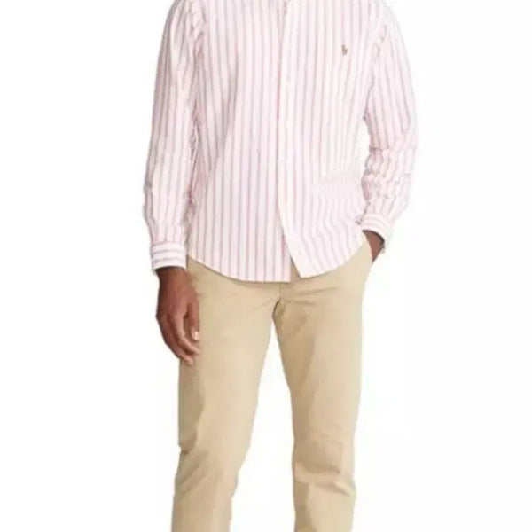 [BUNJANG] Polo Ralph Lauren Oxford Stripe Shirt / 예쁘고 단정한 신형 로고 POLO 랄프로렌 옥스포드 스트라이프 셔츠