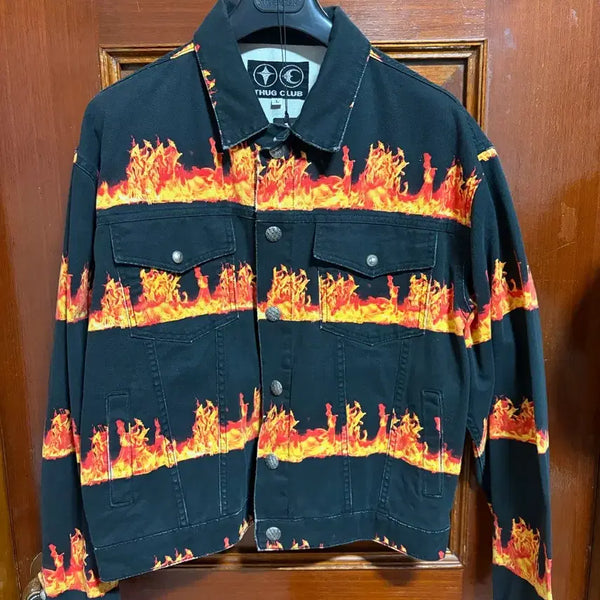 [BUNJANG] THUG CLUB Flame Jacket / THUG CLUB 불꽃 자켓