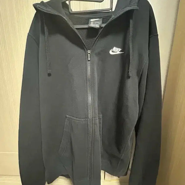 [BUNJANG] Nike Hooded Zip-Up Black Size L / 나이키 후드집업 블랙