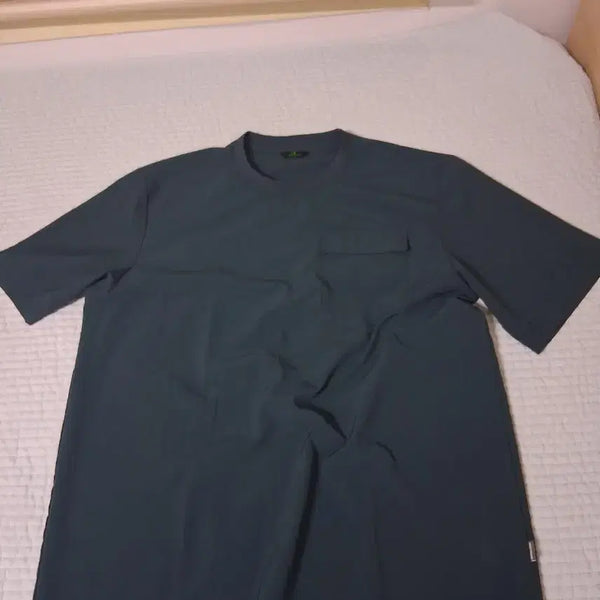 [BUNJANG] Short Sleeve T-Shirt Dark Green / [브랜드 정보 없음] 반팔 티셔츠 짙은 녹색