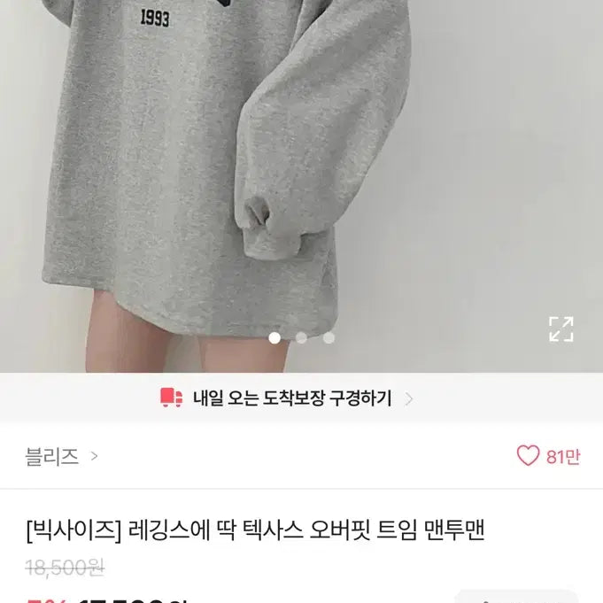 [BUNJANG] Oversized Sweatshirt / 현재 품절 오버핏 맨투맨