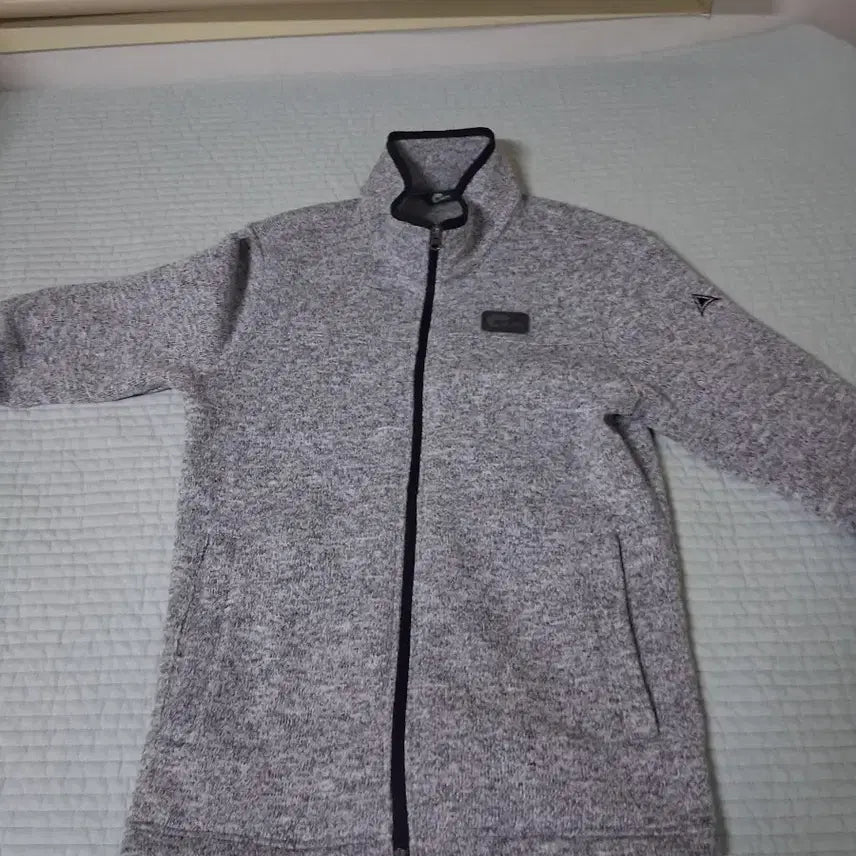 [BUNJANG] Nepa Fleece Zip-Up Jacket Gray / 네파 플리스 집업 자켓 그레이