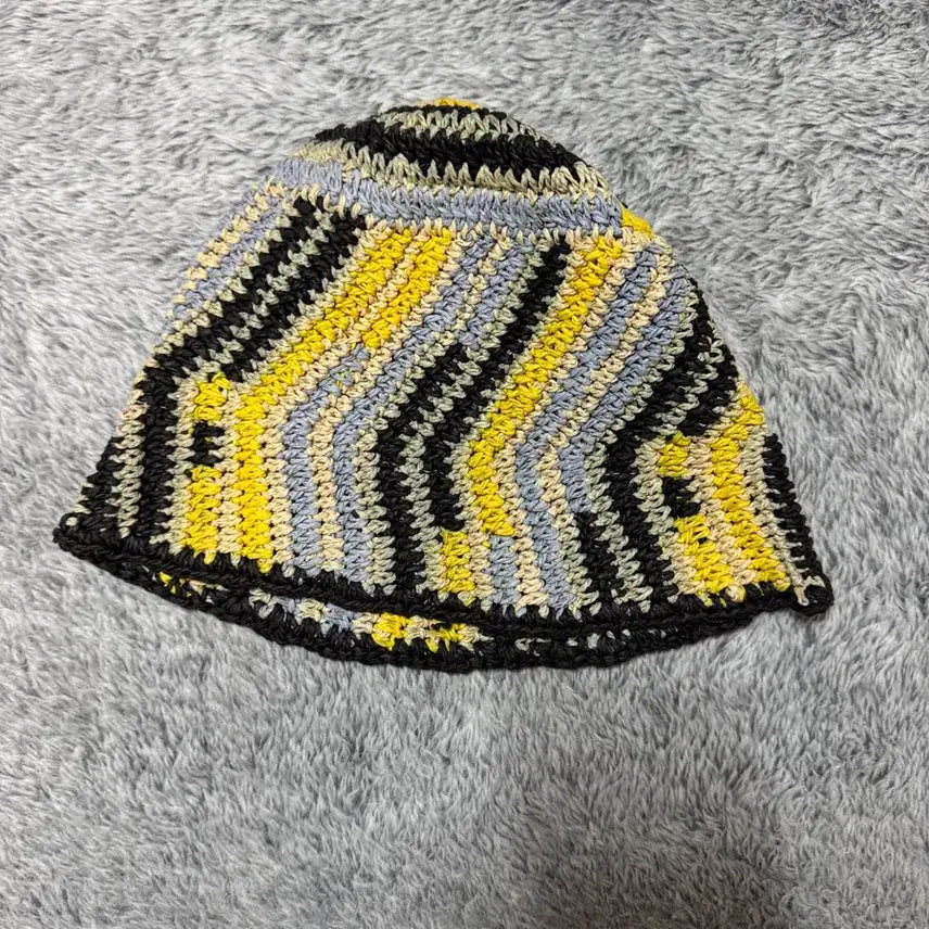 [BUNJANG] COS Patterned Bucket Hat (XS/S) / COS 패턴 벙거지 모자(XS/S)