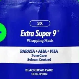 [BUNJANG] Medi-Peel Extra Super 9+ 3X Wrapping Mask 30ml / 메디필 엑스트라 슈퍼9 플러스3X 랩핑 마스크 30ml 팩 스킨케어 토너 스킨 로션 미스트 에멀전 세럼 앰플 에센스 수분 크림