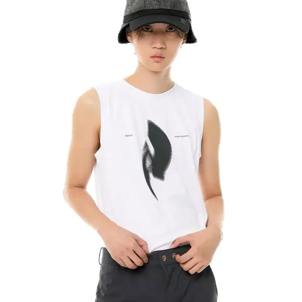 [BUNJANG] Another Youth 002-23 Sleeveless Top White / 어나더유스 002-23 민소매 나시 슬리브리스 탑 화이트 3