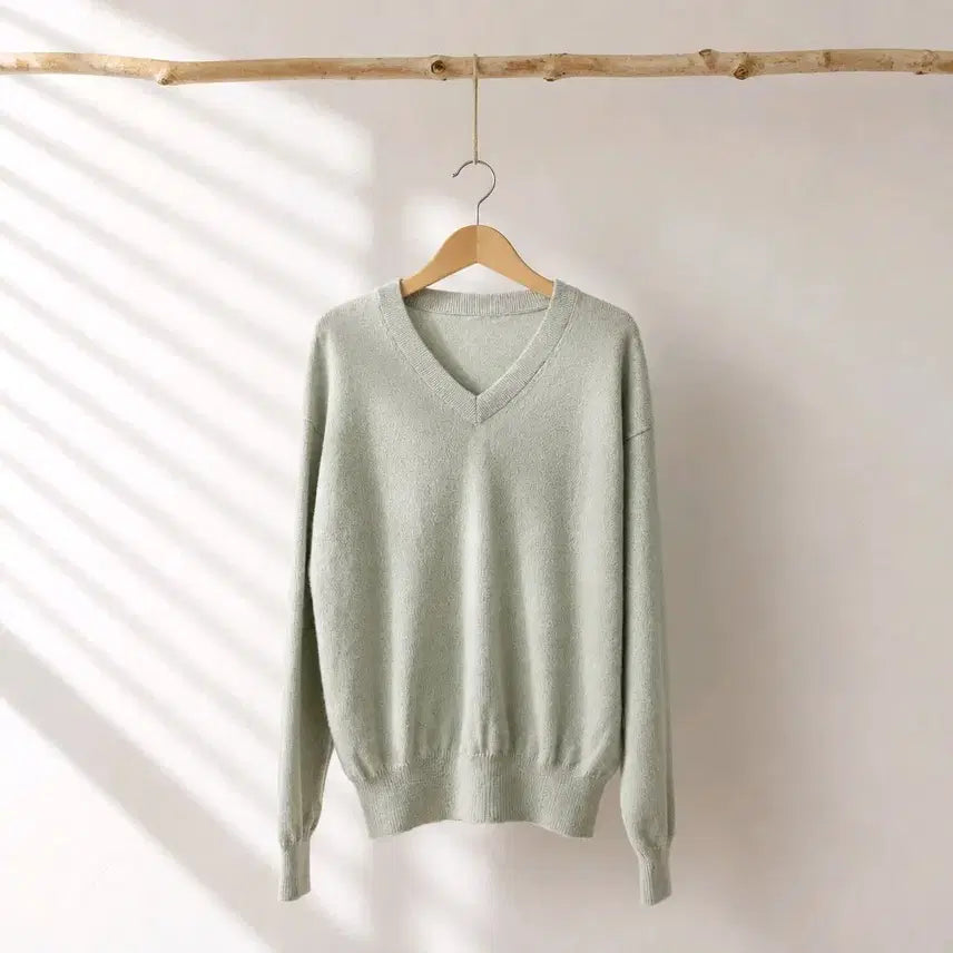[BUNJANG] ORR Cashmere 100% V-Neck Knit Sweater (Size S) / ORR 오르 캐시미어 100%  V넥 니트 S사이즈