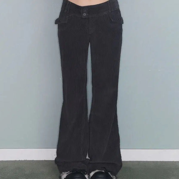 [BUNJANG] Mireco Low Bootcut Charcoal Size 1 / 새상품) 미레코 로우부츠컷 차콜색 1사이즈