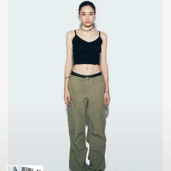 [BUNJANG] As Ife Parachute Cargo Pants / 애즈이프 캘리 파라슈트 카고 팬츠 PARACHUTE CARGO PANTS