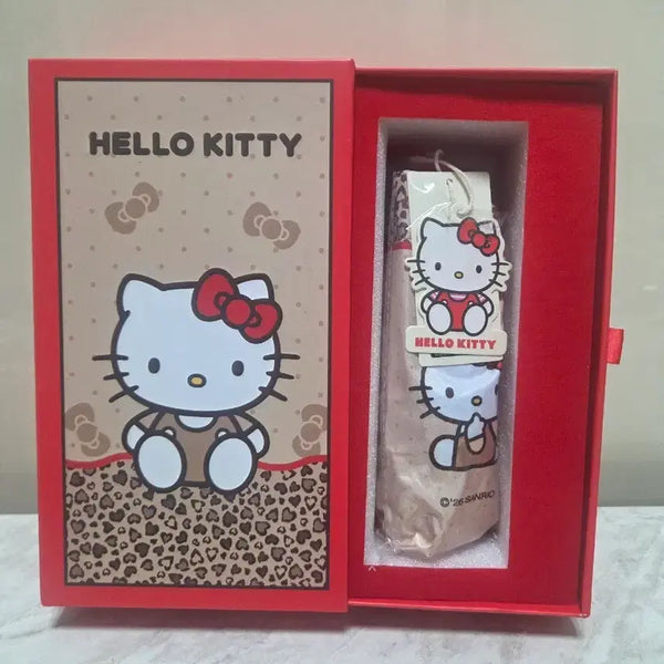 [BUNJANG] Hello Kitty Leopard Print Umbrella / 헬로키티 호피 양우산