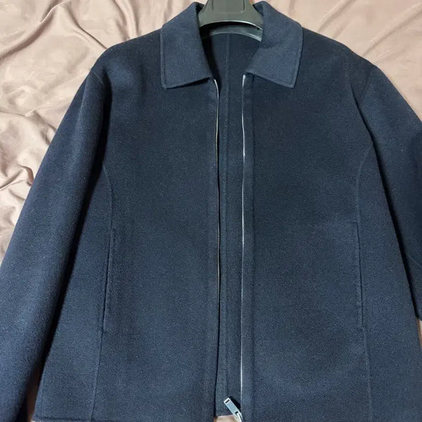 [BUNJANG] Lifule Wool Blouson Jacket Navy M / 라이풀 울 블루종 네이비 M
