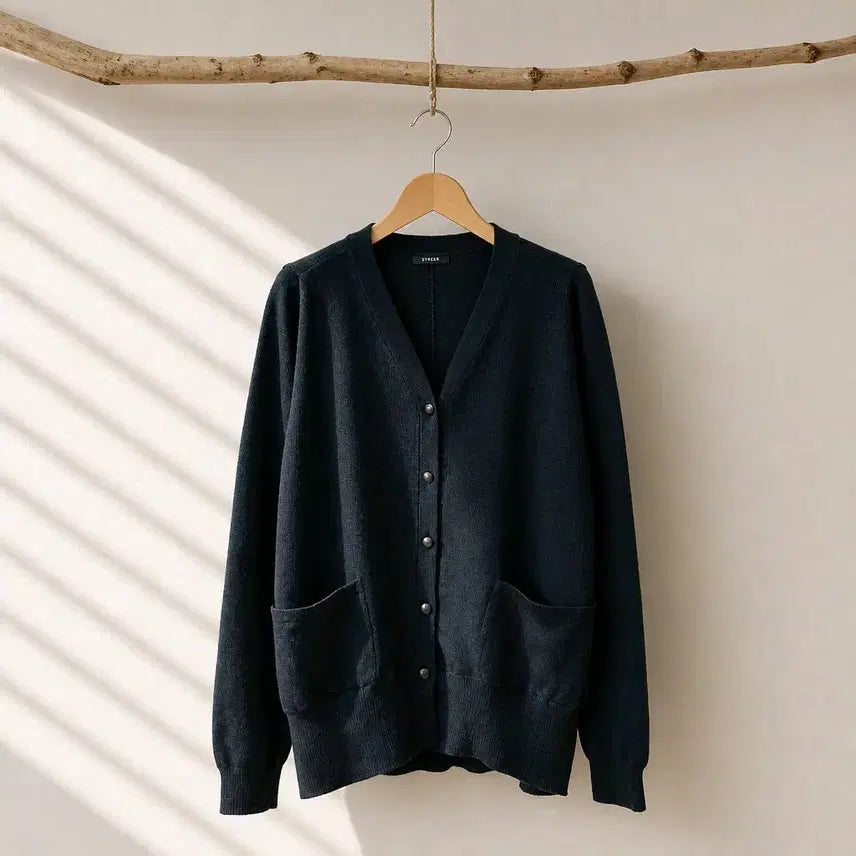 [BUNJANG] System Wool Blend Pocket Knit Cardigan / 한섬 SYSTEM 시스템 울 혼방 포켓 니트 가디건 F사이즈