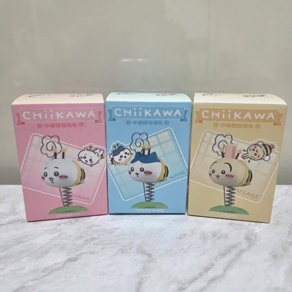 [BUNJANG] Monjakki Honeybee Spring Memo Holder Figure Set (3 Types) / 일괄) 먼작귀 꿀벌 스프링  메모꽂이 피규어 3종 세트