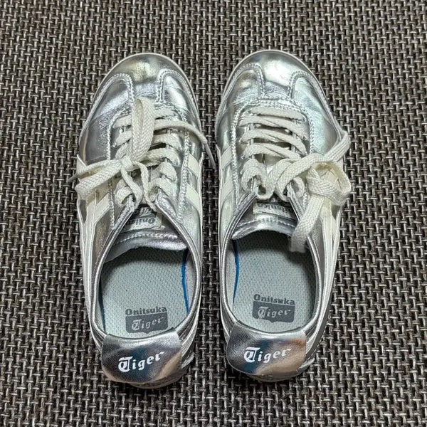 [BUNJANG] Onitsuka Tiger Mexico 66 Silver Sneakers / 오니츠카타이거 맥시코66 실버