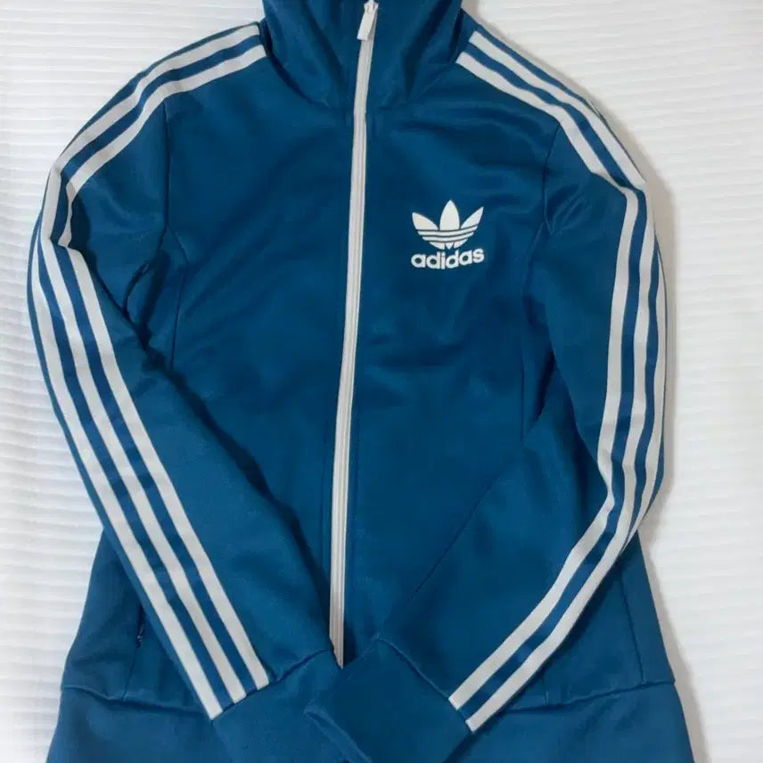 [BUNJANG] Adidas Track Top Jersey Green / 아디다스 트랙탑 청록 져지