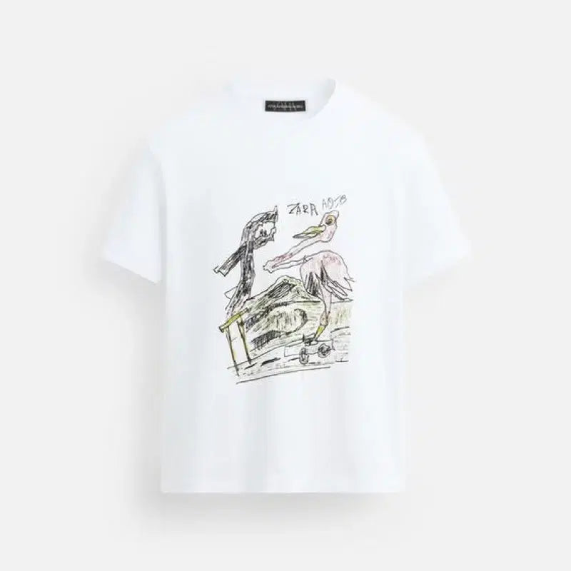 [BUNJANG] Andersson Bell x Zara Graphic T-Shirt / [L]앤더슨벨 자라 그래픽 티셔츠
