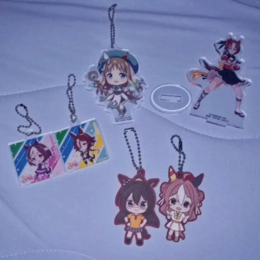 [BUNJANG] Umamusume Rubber Strap Acrylic Keyring Stand / 우마무스메 러버스트랩 아크릴 키링 스탠드 판매
