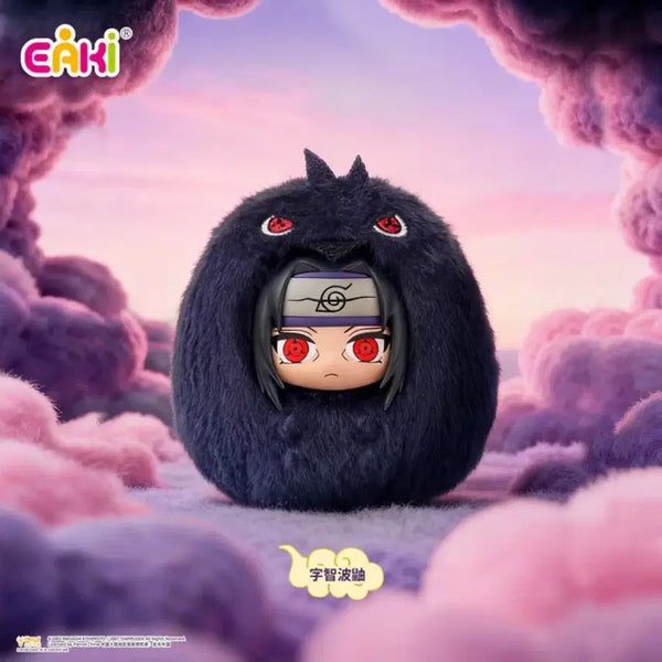 [BUNJANG] Eaki Naruto Itachi Round Plush Keychain / eaki 나루토 이타치 동글이 인형 키링 나부부 동글