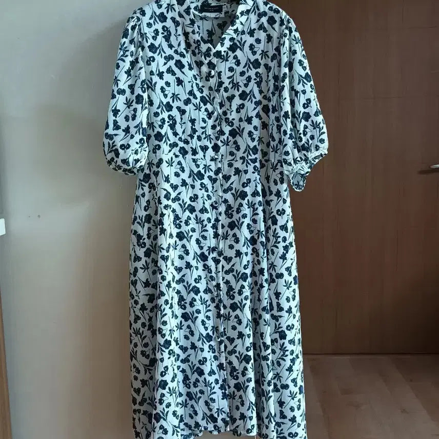 [BUNJANG] Love You So Much Flower Pattern Long Dress / 러브유 쏘머치  플라워패턴 원피스 77~88