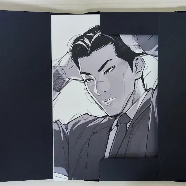 [BUNJANG] Lookism Character Sketch Postcard Book (12 Types) / 외지주 종건잡기 캐릭터 12종 스케치 엽서북