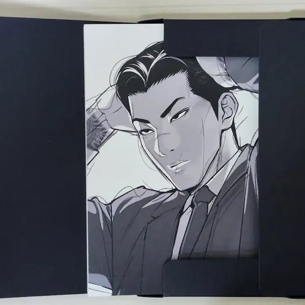 [BUNJANG] Lookism Character Sketch Postcard Book (12 Types) / 외지주 종건잡기 캐릭터 12종 스케치 엽서북