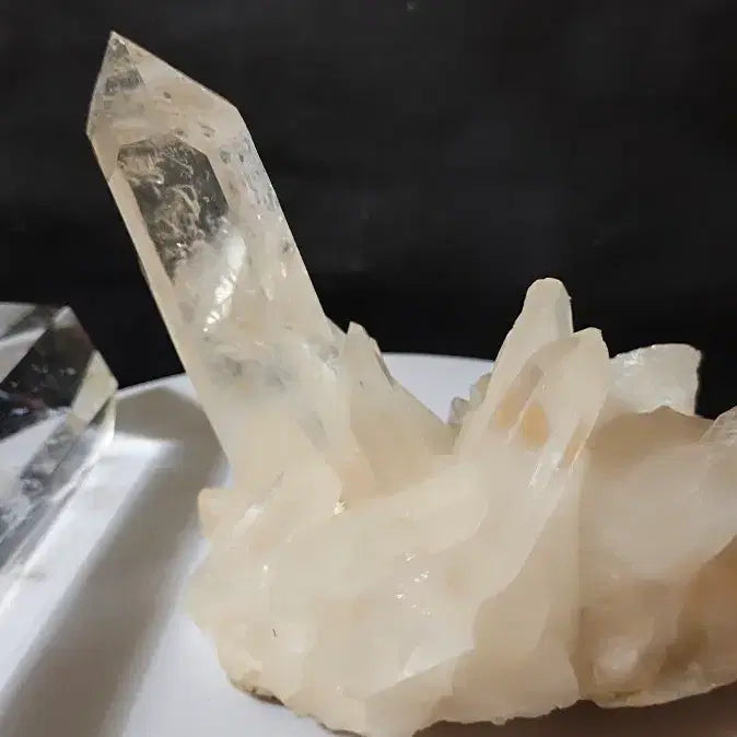 [BUNJANG] Clear Crystal Cluster Raw Stone 417g / 투명 수정 클러스터 원석 417g 밀도9