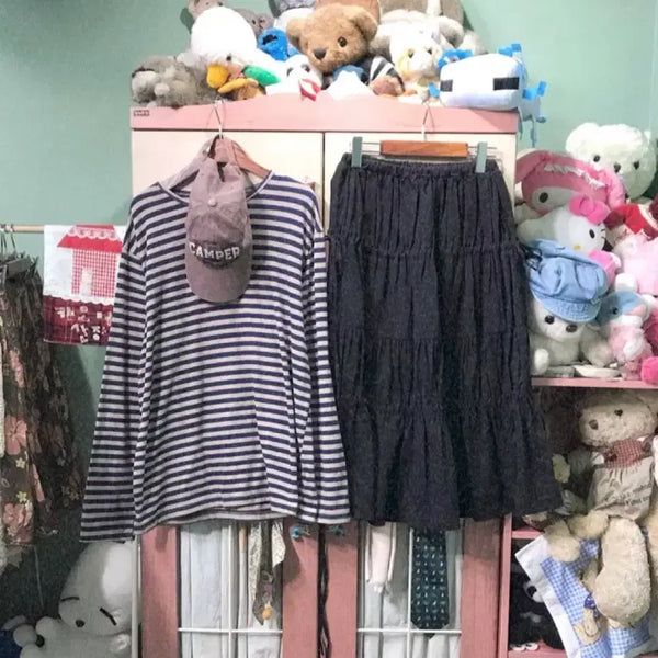 [BUNJANG] Kamome Sannou Coordi Set / 카모메산장 코디세트