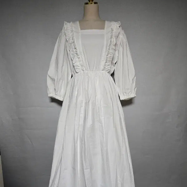 [BUNJANG] Eun Frill Long Dress / Eun 프릴 롱원피스