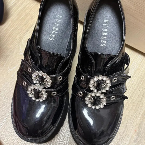 [BUNJANG] Bubbles 10cm Platform Chunky Heel Shoes / 버블즈 통굽 10cm 양지뢰 지뢰계 양산형