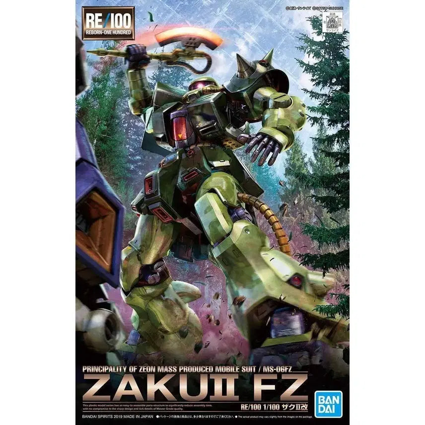 [BUNJANG] Bandai RE/100 Zaku II FZ / 반다이 RE/100 자쿠2 FZ(건담,건프라,프라모델)