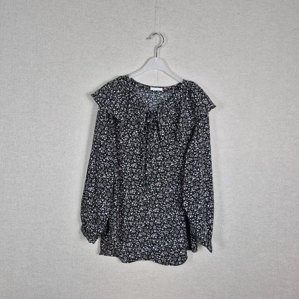 [BUNJANG] GLACIER Flower Pattern Blouse / (#66,77추천)GLACIER 플라워 패턴 블라우스