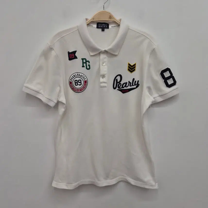 [BUNJANG] Parigates Golf Women's T-Shirt Size 100 White / 파리게이츠 골프 여성 티셔츠 100사이즈