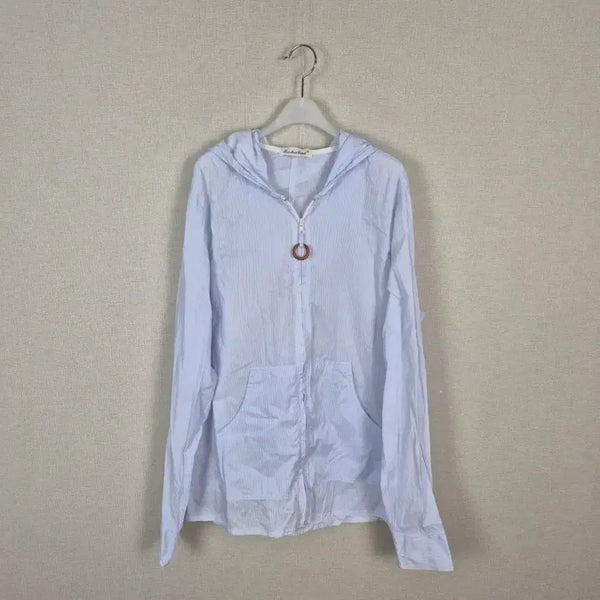 [BUNJANG] Rainbow Stitch Stripe Hooded Zip-Up / (#77,88추천)Rainbow Stitch 스트라이프 후드집업