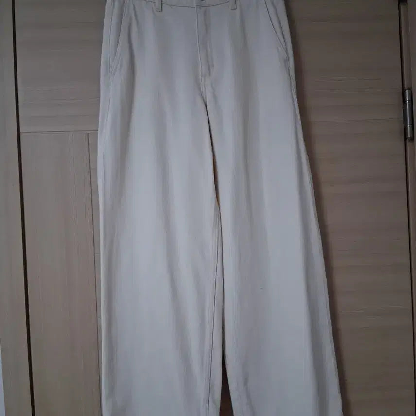 [BUNJANG] Theory Wide Leg Pants Ivory / 띠어리 와이드 팬츠 아이보리색