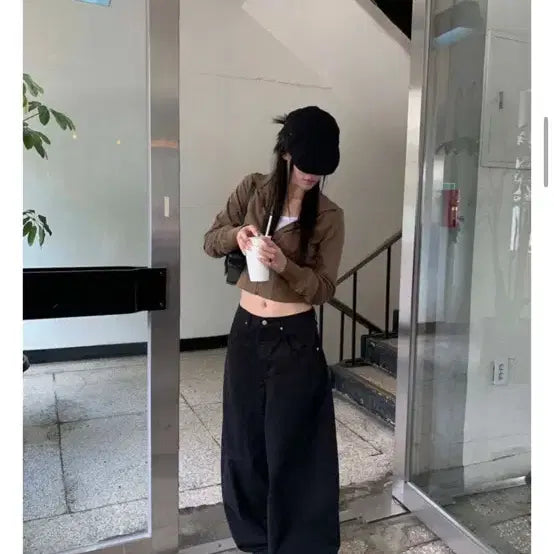 [BUNJANG] OOTJ Hamon Wide Cotton Pants / ootj 하몽 와이드코튼팬츠