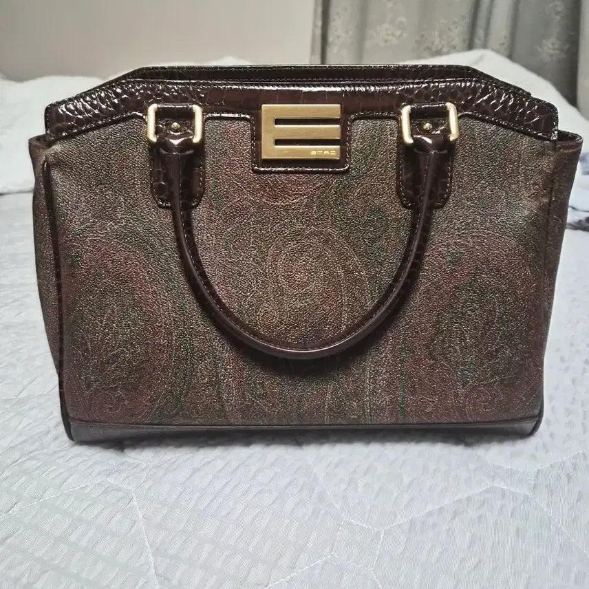 [BUNJANG] Etro Paisley Tote Bag Brown / 에트로 페이즐리 토트백 브라운