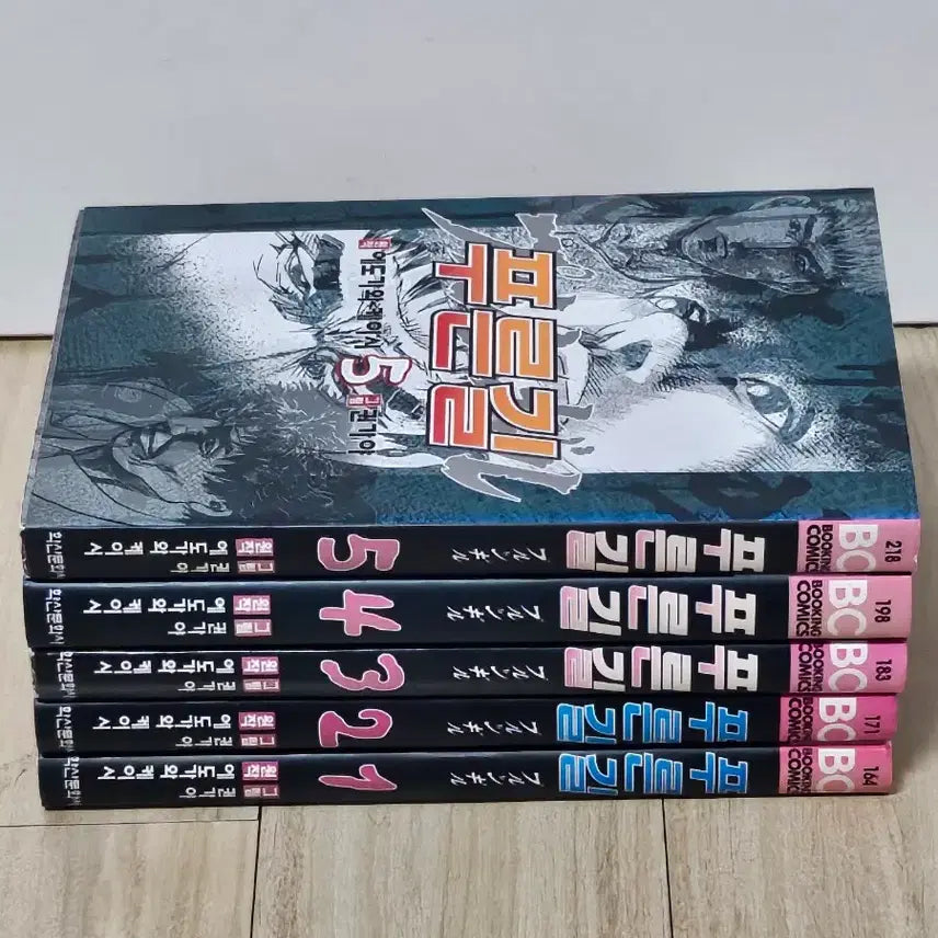 [BUNJANG] Kwon Ga-ya Blue Road Complete Series Vol. 1-5 First Edition Set / 상태 매우 좋은 소장용 권가야 푸른길 1~5 전권 초판 완결 만화책