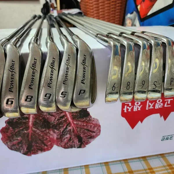 [BUNJANG] Powerbuilt Vector Iron Set & Moria Forged Iron Set / 남성용 아이언 골프채 파워빌트 6개 / 모리아 아이언 5개
