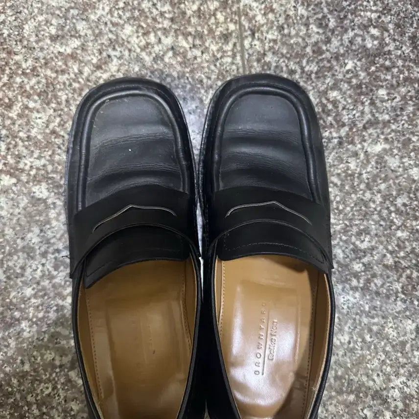 [BUNJANG] Brown Yak Penny Loafers / 브라운야드 페니로퍼 260